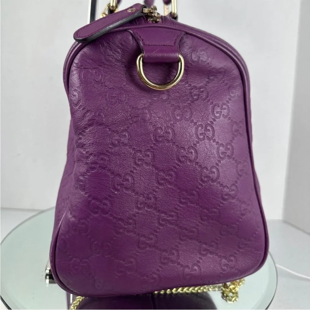 🛑FLASH SALE🛑 Gucci logo Boston bag with unbranded chain - Picture 5 of 12